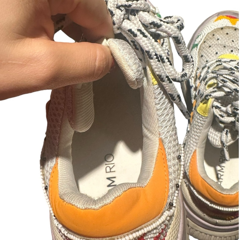 Farm Rio Colorful Beaded Platform Sneakers - Picture 7 of 10